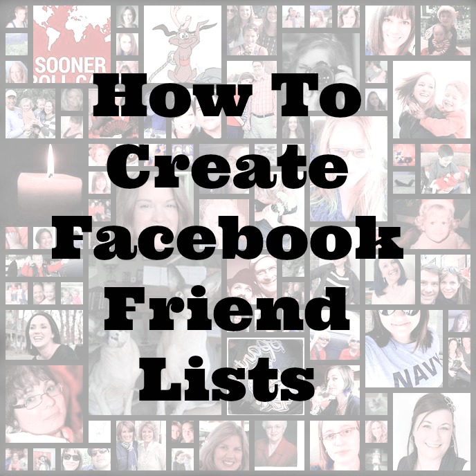 create friends list on facebook